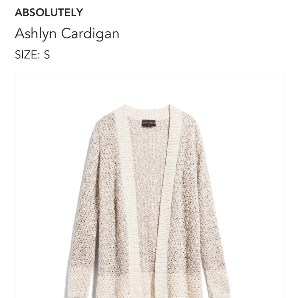 Beautiful light beige cardi stitch fix